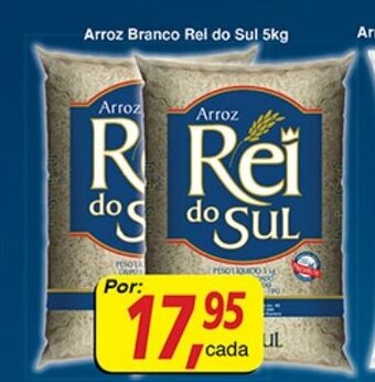 Supermercados Guanabara Arroz Branco Rei do Sul 5kg oferta