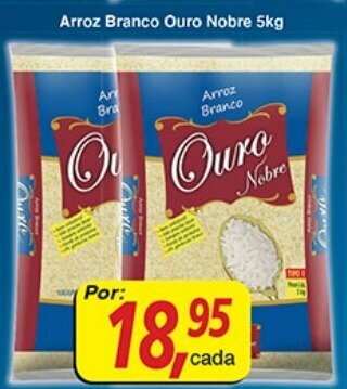 Supermercados Guanabara Arroz Branco Ouro Nobre 5kg oferta
