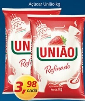 Supermercados Guanabara Acucar Uniao 1kg oferta