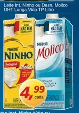 Supermercados Guanabara Leite Int. Ninho ou Desn. Molico UHT Longa Vifa Tp Litro oferta