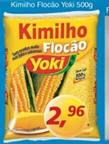 Supermercados Guanabara Kimilho Flocao Yoki 500g oferta