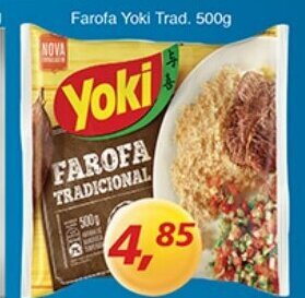 Supermercados Guanabara Farofa Yoki Trad. 500g oferta