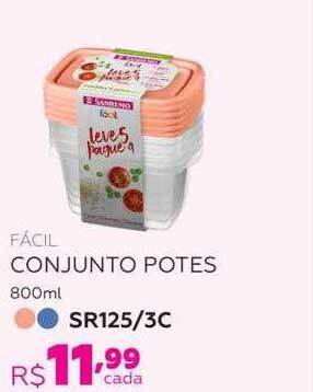 Fácil conjunto potes