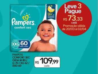 Drogal Pampers confort sec giga oferta