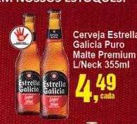 Negreiros Cerveja estrella galicia puro malte premium l-neck oferta