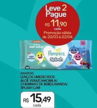 Drogal Pampers lenços umedecidos oferta
