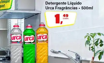 Rede Supermarket Detergente líquido urca fragrâncias oferta