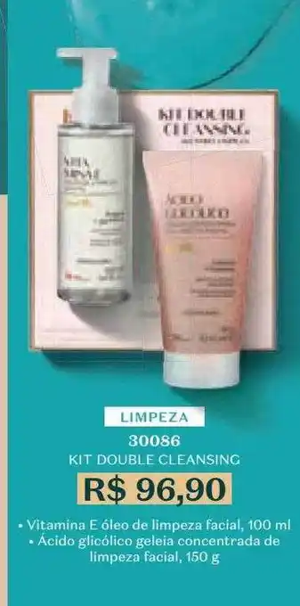 O Boticário Kit double cleansing oferta