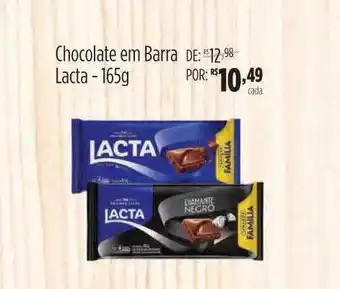 Chocolate em barra lacta