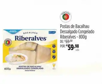 Mambo Postas de bacalhau desslagado congelado riberalves oferta