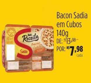 Mambo Bacon sadia em cubos oferta