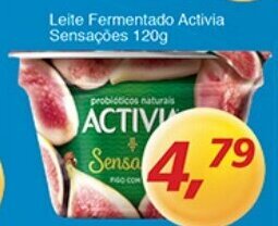Supermercados Guanabara Leite Fermentado Activia Sensacoes 120g oferta