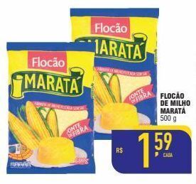 Mercantil Rodrigues Flocão de milho maratá 500g oferta