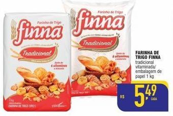 Mercantil Rodrigues Farinha de trigo finna 1kg oferta
