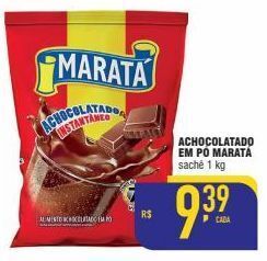 Mercantil Rodrigues Achocolatado em pó maratá 1kg oferta