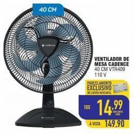 Ventilador de mesa cadence