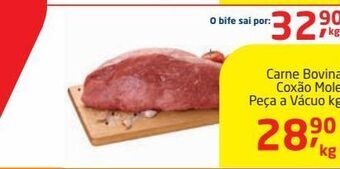Carne bovina coxão mole peça a vácuo kg