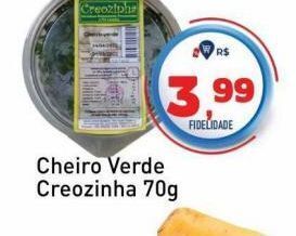Tonin Superatacado Cheiro verde creozinha 70g oferta