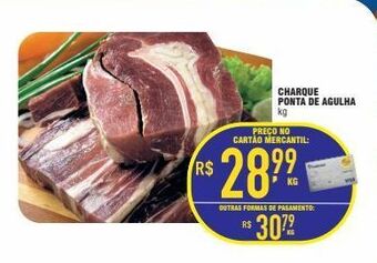 Mercantil Rodrigues Charque ponta de agulha kg oferta