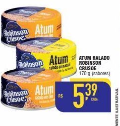 Atum ralado robinson crusoe 170g