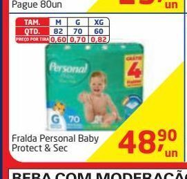 Fralda personal baby protect & sec