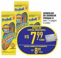 Mercantil Rodrigues Aparelho de barbear probak ii oferta