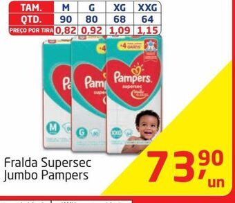 Tenda Atacado Fralda supersec jumbo pampers oferta
