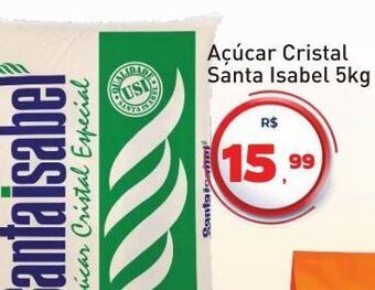 Tonin Superatacado Açúcar cristal santa isabel 5kg oferta
