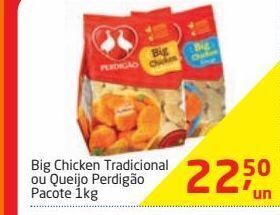 Tenda Atacado Big chicken tradicional ou queijo perdigão pacote 1kg oferta