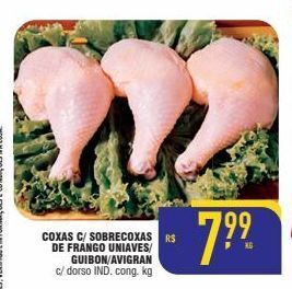 Coxa c/ sobrecoxa de frango uniaves kg