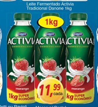 Supermercados Guanabara Leite Fermentado Activia Tradicional Danone 1kg oferta