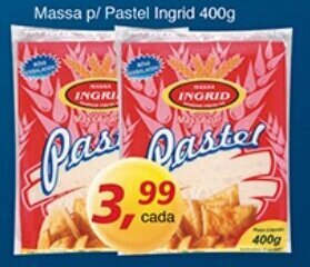 Supermercados Guanabara Massa p/ Pastel Ingrid 400g oferta