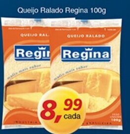 Supermercados Guanabara Queijo Ralado Regina 100g oferta