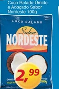 Supermercados Guanabara Coco Ralado Umido e Adocado Sabor Nordeste 100g oferta