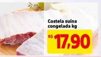 Mercado Extra Costela Suina Congelada 1kg oferta