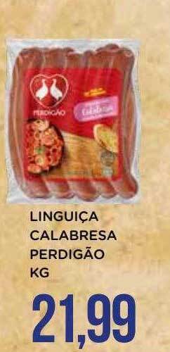 Apoio Mineiro Linguiça calabresa perdigão kg oferta