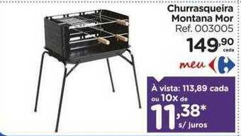 Carrefour Churrasqueira montana mor oferta