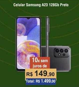 Copercana Celular samsung a23 128gb preto oferta