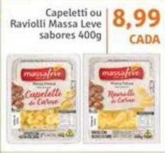 Sonda Capeletti ou raviolli massa leve sabores oferta