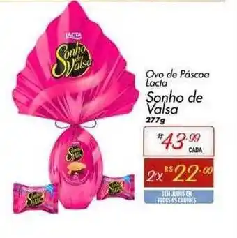 Muffato Ovo de páscoa lacta sonho de valsa oferta