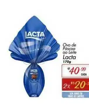 Muffato Ovo de páscoa ao leite lacta oferta