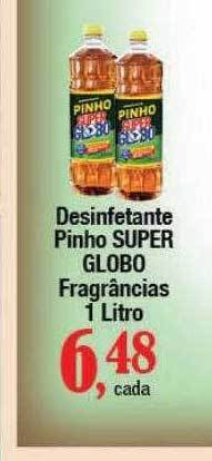 Supermercados Unidos Desinfetante pinho super globo fragrâncias oferta