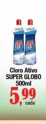 Supermercados Unidos Cloro ativo super globo oferta