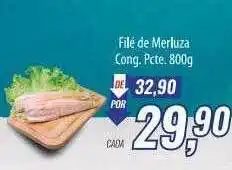 Supermercados BH Filé de merluza oferta