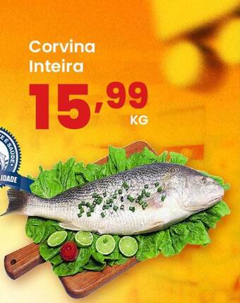 Supermercado Bergamini Corvina inteira oferta