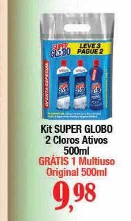 Supermercados Unidos Kit super globo 2 cloros ativos oferta
