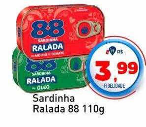 Tonin Superatacado Sardinha ralada 88 oferta