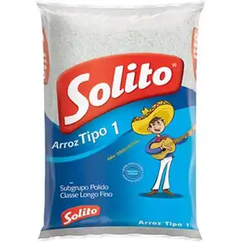 Arroz tipo 1 solito pacote 2kg