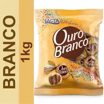 Supermercados Myatã Bombom de chocolate ouro branco lacta 1kg oferta