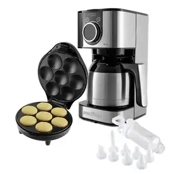 Balaroti Kit cozinha britânia cafeteira concept inox bcf39i & cupcake maker 3 oferta